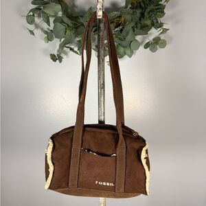 Women’s Fossil Natural Barrel Handbag Shoulder